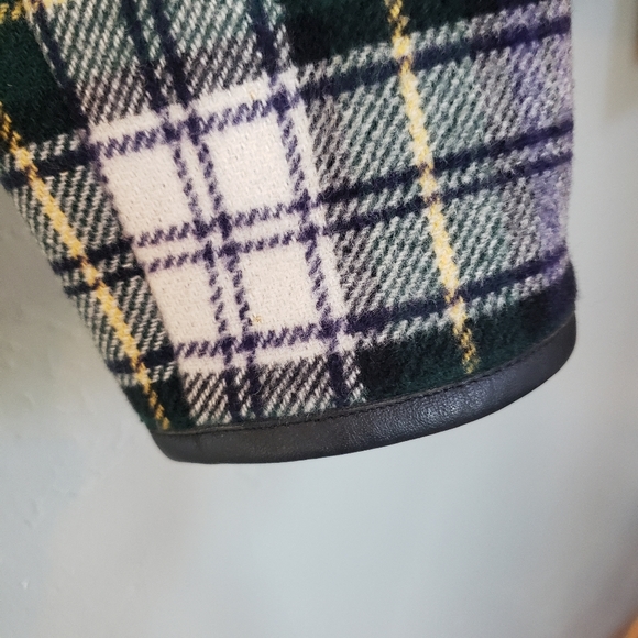 Gloverall Wool Plaid Tartan Coat - Picture 7 of 14